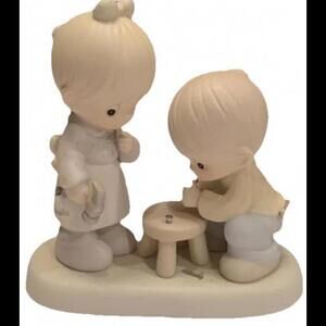 🌼Precious Moments 1990 Samuel J. Butcher THUMB-BODY LOVES YOU Enesco